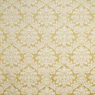 Grande Dame Candle 2573111002 by Carole Fabric Exclusive Mint Julep 53% Rayon, 47% Polyester Woven In USA H: 16 1/8"V, 13 1/2"H  54" Minimum (See sample for specifics) - Fabric Carolina - Carole Exclusive