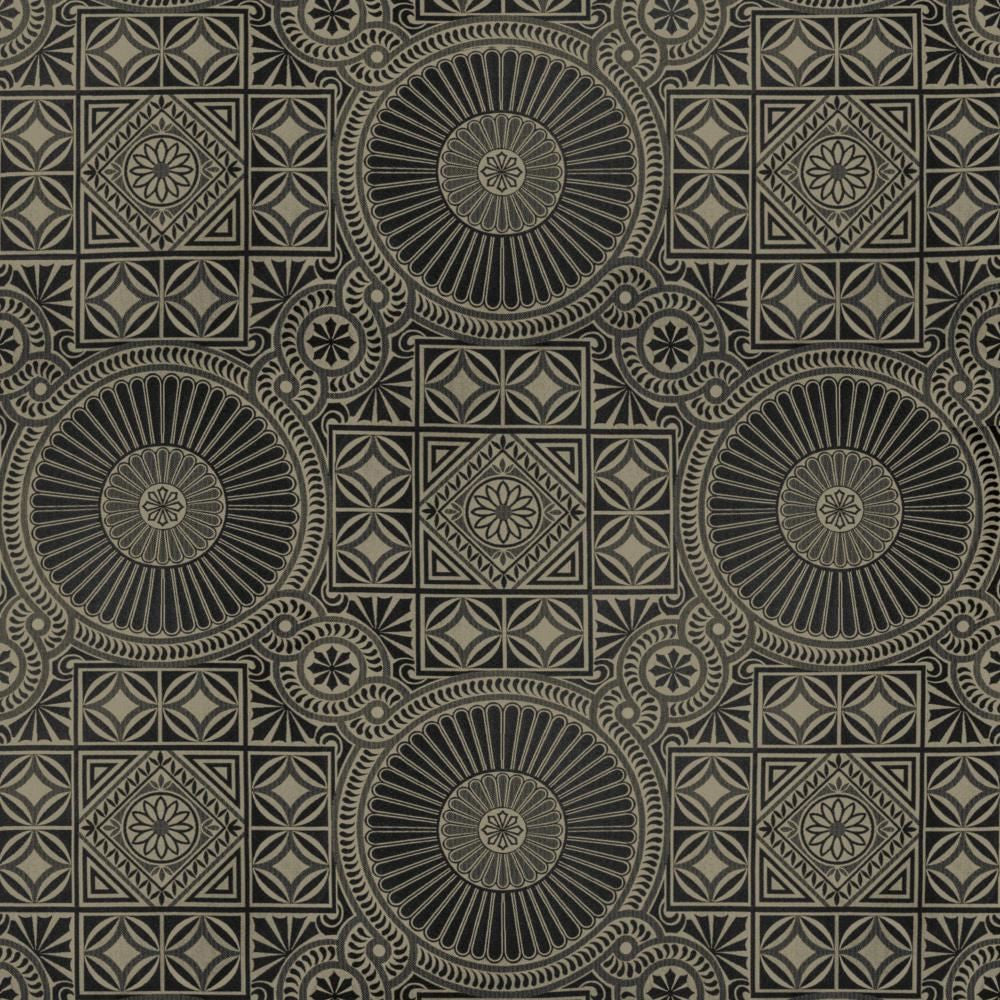 Grande Mosaic Jet by Kasmir Fabric 5118 100% Polyester
 USA </p><p>Repeat: Horizontal: 29 2/8 inches and Vertical: 30 inches 53 - Fabric Carolina -