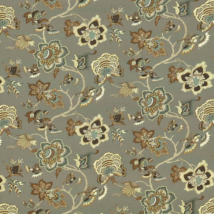 Grandeur Opal by Kasmir Fabric 1416 100% Cotton
 CHINA </p><p>Repeat: Horizontal: 54 inches and Vertical: 27 inches 54 - 55 - Fabric Carolina -