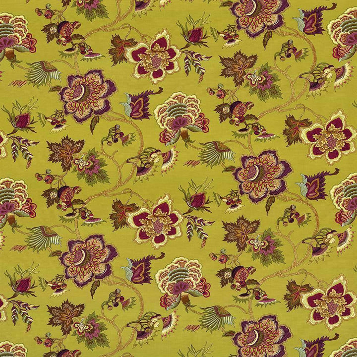 Grandeur Tourmaline by Kasmir Fabric 1418 100% Cotton CHINA 51,000 Wyzenbeek Double Rubs H: 54 inches, V:27 inches 54 - 55 - Fabric Carolina - Kasmir