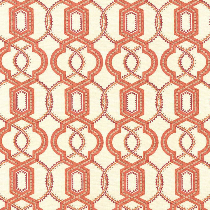 Grandover Coral by Kasmir Fabric 5106 100% Cotton
 USA </p><p>Repeat: Horizontal: 9 inches and Vertical: 13 4/8 inches 54 - Fabric Carolina -