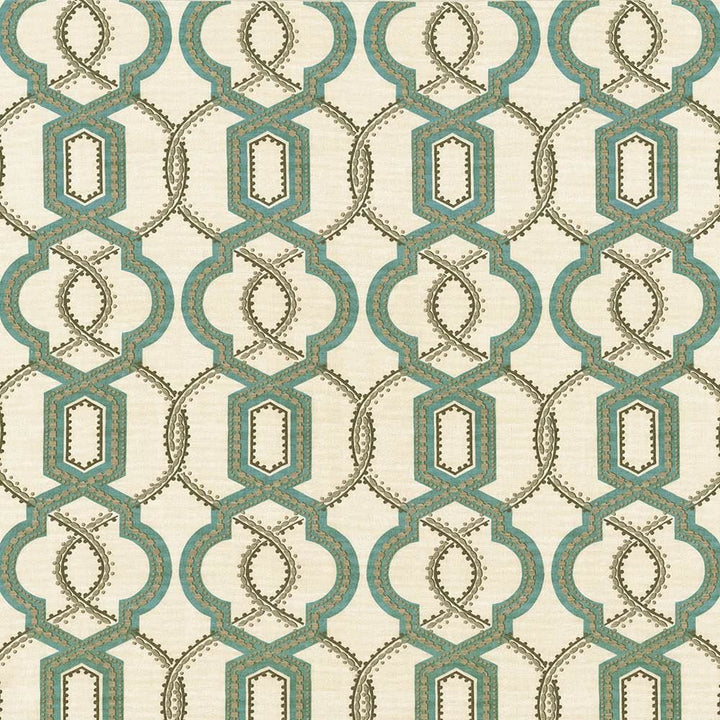 Grandover Robins Egg by Kasmir Fabric 5107 100% Cotton
 USA 15,000 Wyzenbeek Double Rubs Horizontal: 9 inches and Vertical: 13 4/8 inches 54 - Fabric Carolina -