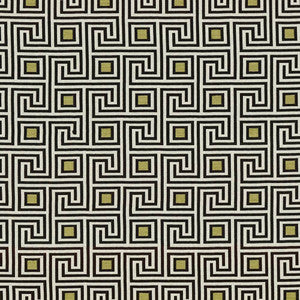 Greek Key Noir by Kasmir Fabric
