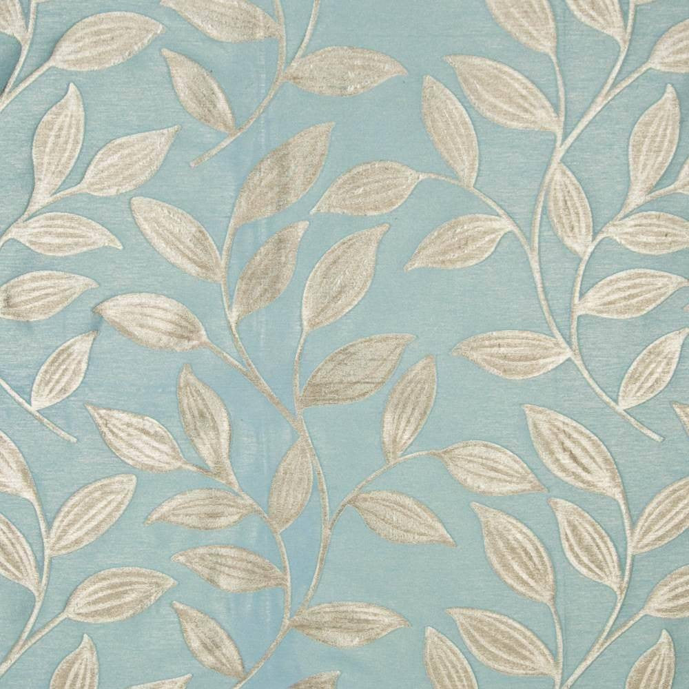 Greenway Park Azure by Kasmir Fabric 1385 56% Polyester 44% Cotton INDIA 11,000 Martindale Cycles H: 28 inches, V:24 5/8 inches 54 - Fabric Carolina - Kasmir