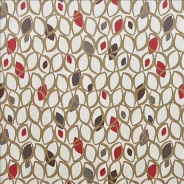 Greenwood Park Redberry by Kasmir Fabric 1400 100% Cotton UNITED KINGDOM Not Tested H: 27 inches, V: 25 2/8 inches 54 - 55 - Fabric Carolina - Kasmir