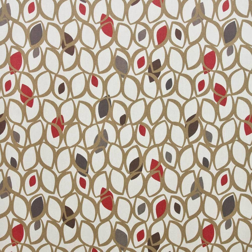 Greenwood Park Redberry by Kasmir Fabric 1400 100% Cotton UNITED KINGDOM Not Tested H: 27 inches, V:25 2/8 inches 54 - 55 - Fabric Carolina - Kasmir