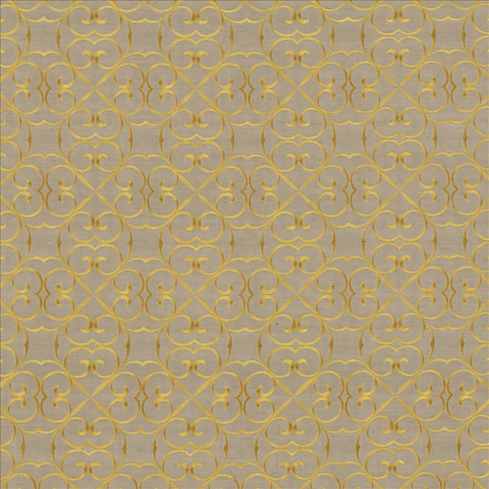 Greywell Baroque by Kasmir Fabric 1439 100% Polyester
Embroidery
100% Rayon
 INDIA </p><p>Repeat: Horizontal: 4 inches and Vertical: 4 inches 52 - 55 - Fabric Carolina -