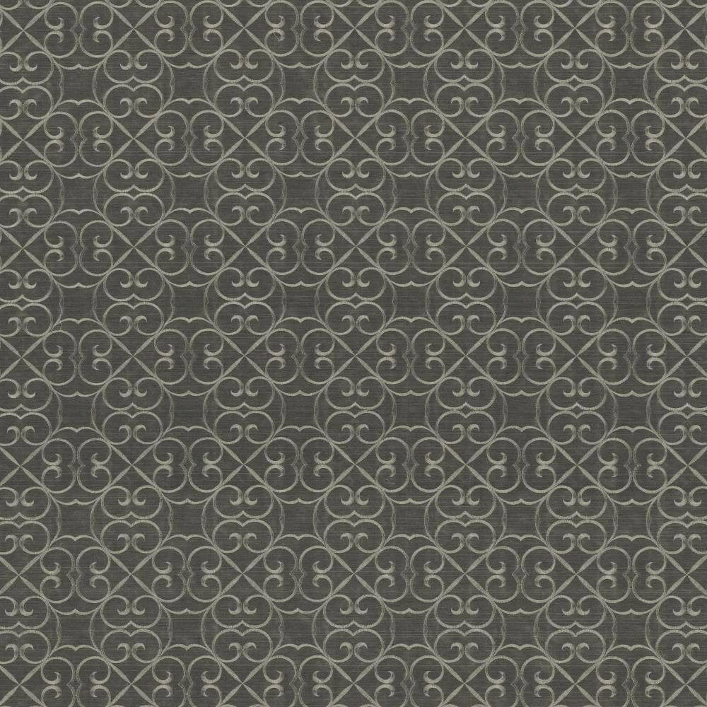 Greywell Thunder by Kasmir Fabric 1438 100% Polyester
Embroidery
100% Rayon
 INDIA </p><p>Repeat: Horizontal: 4 inches and Vertical: 4 inches 52 - 55 - Fabric Carolina -