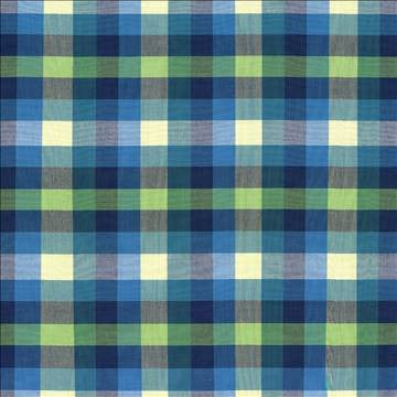 Grimaldi Check Mediterranean by Kasmir Fabric 5073 100% Cotton INDIA 30,000 Wyzenbeek Double Rubs H: 6 6/8 inches, V: 13 4/8 inches 54 - Fabric Carolina - Kasmir