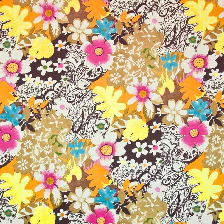 Groovy Daisy Razzle Dazzle by Kasmir Fabric 1397 100% Polyester
 CHINA 42,000 Wyzenbeek Double Rubs Horizontal: 37 inches and Vertical: 34 inches 56 - Fabric Carolina -