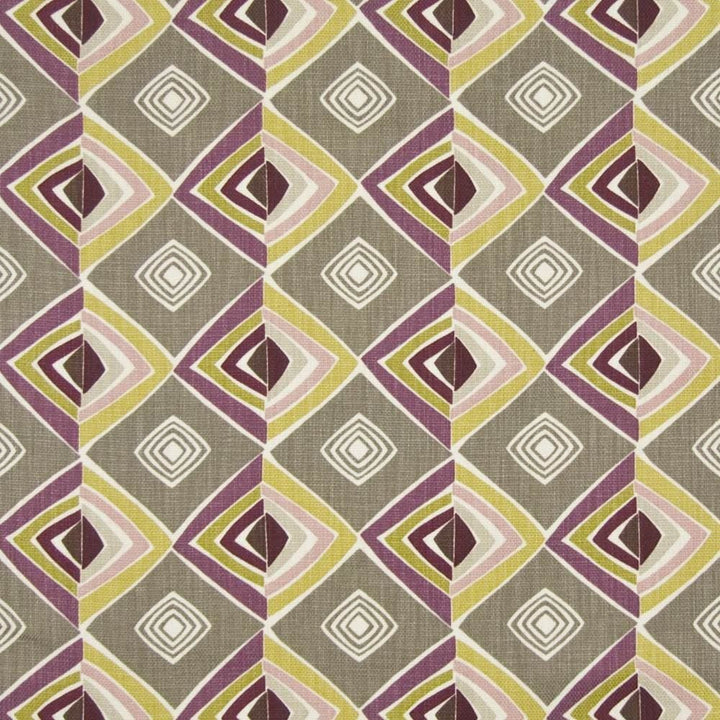 Groovy Diamond Boysenberry  by Kasmir Fabric See sample 100% Cotton
 USA 14,000 Wyzenbeek Double Rubs </p><p>Repeat: Horizontal: 13 4/8 inches and Vertical: 6 2/8 inches 54  - Fabric Carolina -