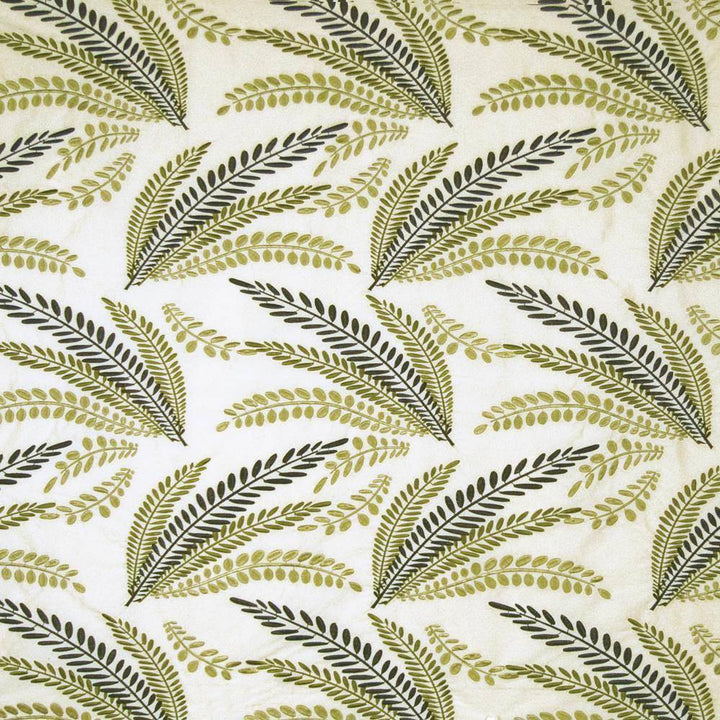 Grotto Fern by Kasmir Fabric 1366 100% Polyester INDIA Not Tested H: 12 6/8 inches, V:15 2/8 inches 54 - Fabric Carolina - Kasmir