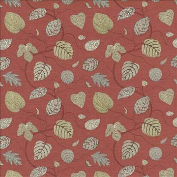 Grove Park Rouge by Kasmir Fabric 1435 70% Cotton 30% Linen USA 15,000 Wyzenbeek Double Rubs H: 27 inches, V: 25 2/8 inches 54 - Fabric Carolina - Kasmir