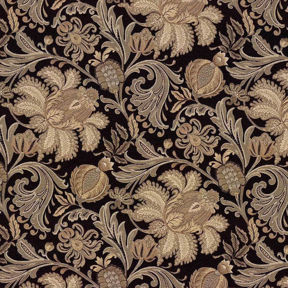 Grovesnor Park Espresso by Kasmir Fabric 8002 76% Rayon 24% Polyester CHINA 30,000 Wyzenbeek Double Rubs H: 28 2/8 inches, V:26 2/8 inches 54 - 56 - Fabric Carolina - Kasmir