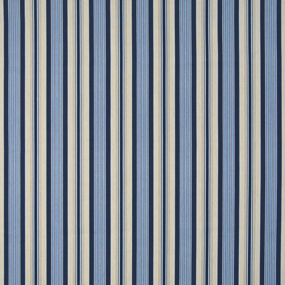 Gulfshore Stripe Indigo by Kasmir Fabric 1372 100% Cotton
 USA 15,000 Wyzenbeek Double Rubs Horizontal: 4 4/8 inches and Vertical: N/A 54 - Fabric Carolina -