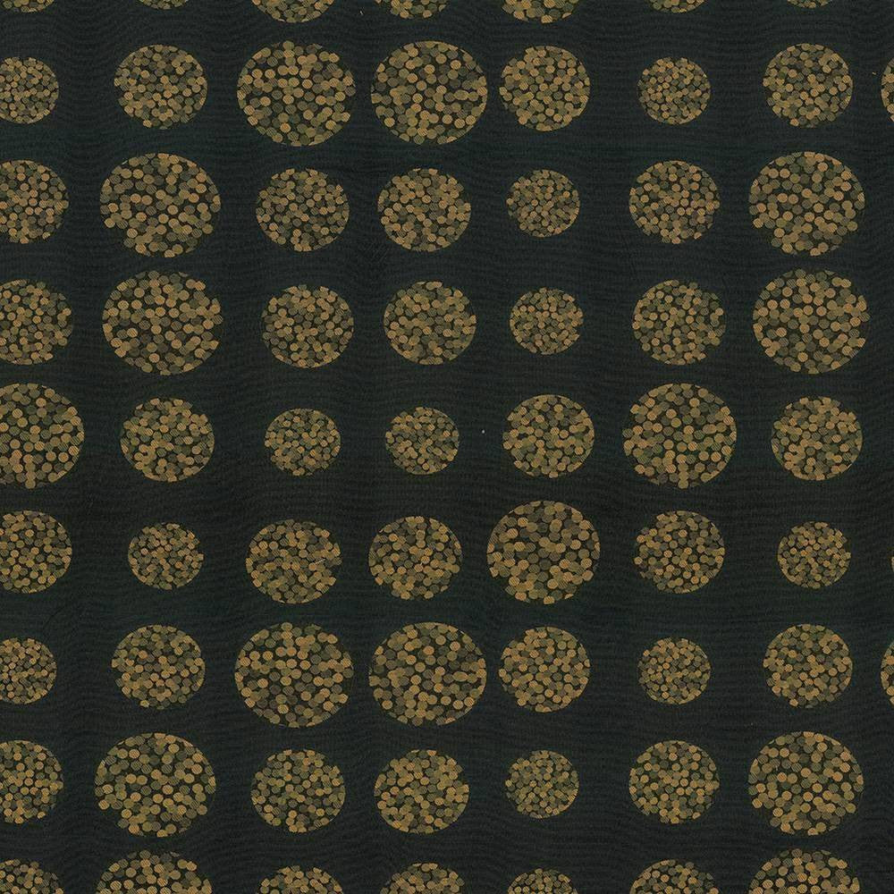 Gumball Delight Ebony by Kasmir Fabric 1424 69% Polyester 31% Rayon USA 36,000 Wyzenbeek Double Rubs H: 27 6/8 inches, V:25 6/8 inches 55 - 56 - Fabric Carolina - Kasmir