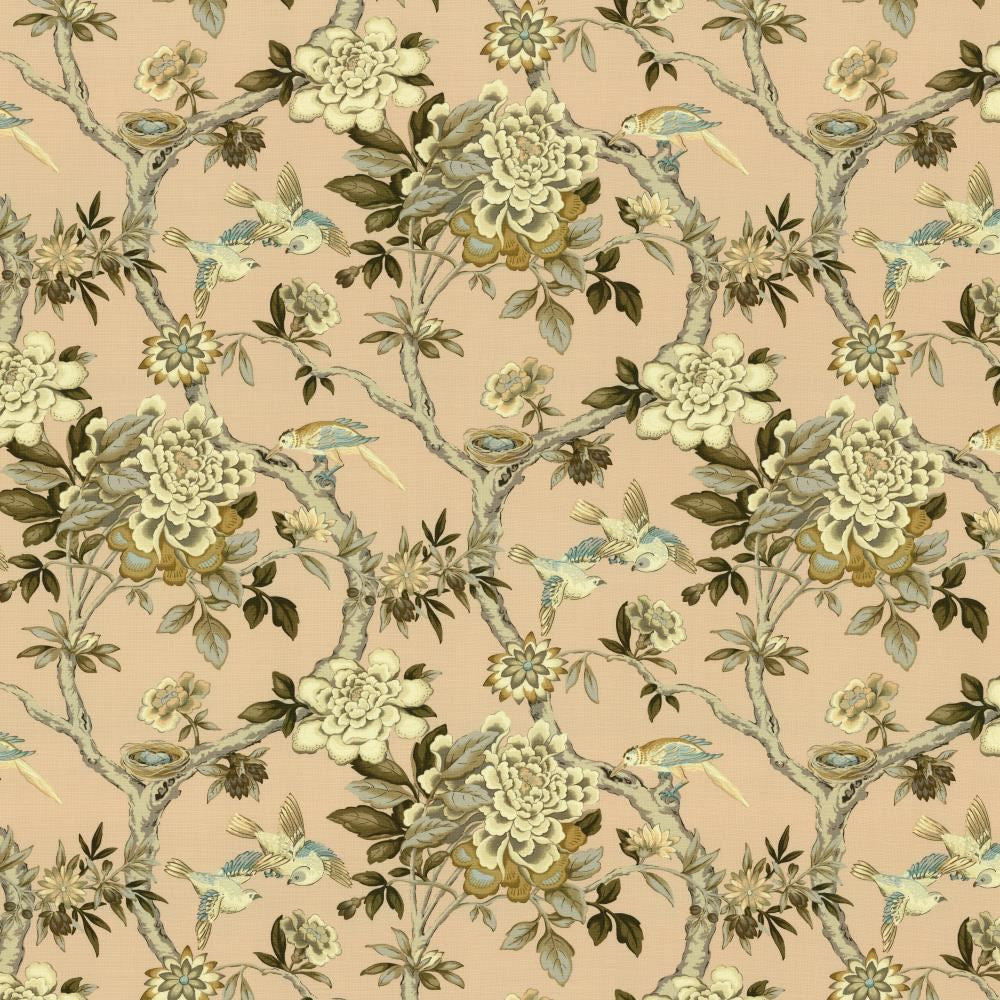 Gwendolyn Blush by Kasmir Fabric 5155 100% Cotton
 PERU </p><p>Repeat: Horizontal: 27 inches and Vertical: 25 2/8 inches 54 - Fabric Carolina -
