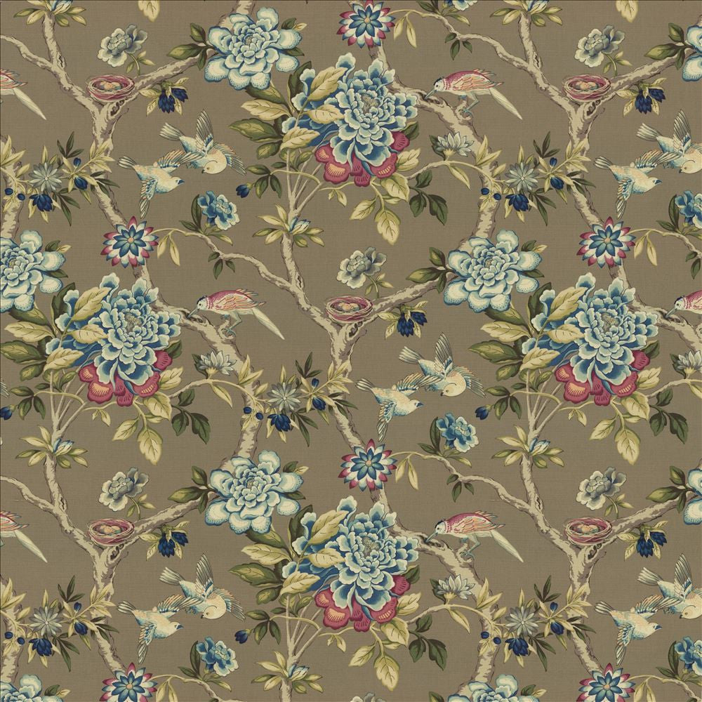 Gwendolyn Jewel by Kasmir Fabric 5155 100% Cotton PERU 18,000 Wyzenbeek Double Rubs Horizontal: 27 inches and Vertical: 25 2/8 inches 54 - Fabric Carolina -
