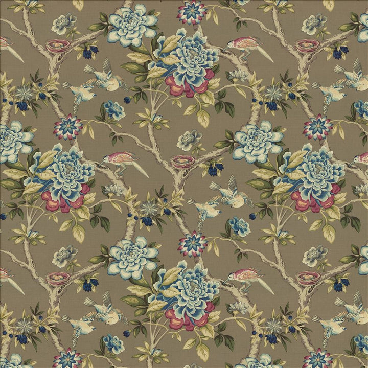 Gwendolyn Jewel by Kasmir Fabric 5155 100% Cotton PERU 18,000 Wyzenbeek Double Rubs Horizontal: 27 inches and Vertical: 25 2/8 inches 54 - Fabric Carolina -
