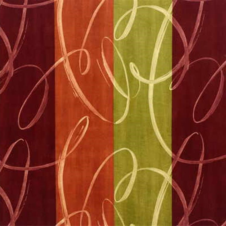 GWF-2598.319 Flying Ribbons Poppy by Lee Jofa Fabric Tribeca Cotton 100% United Kingdom Heavy Horizontal: 27 inches and Vertical: 25.25 inches 54 inches - Fabric Carolina -