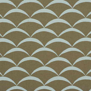 Crescent Sand/Aqua by Lee Jofa Modern Fabric