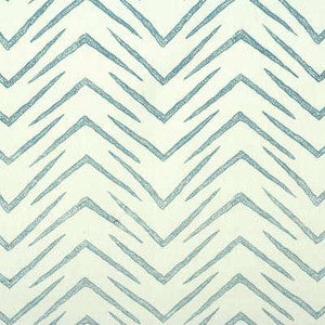 Herringbone White/Sky by Lee Jofa Modern Fabric