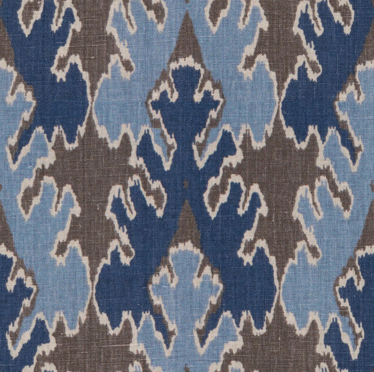 Bengal Bazaar Grey/Indigo by Lee Jofa Modern Fabric