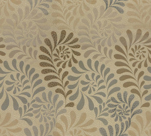 Floreale Weave Stone by Groundworks Fabric