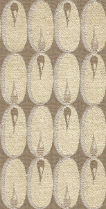 Oval Flame White by Lee Jofa Modern Fabric
