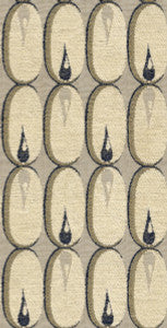 Oval Flame Midnight by Lee Jofa Modern Fabric