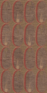 Oval Flame Red by Lee Jofa Modern Fabric