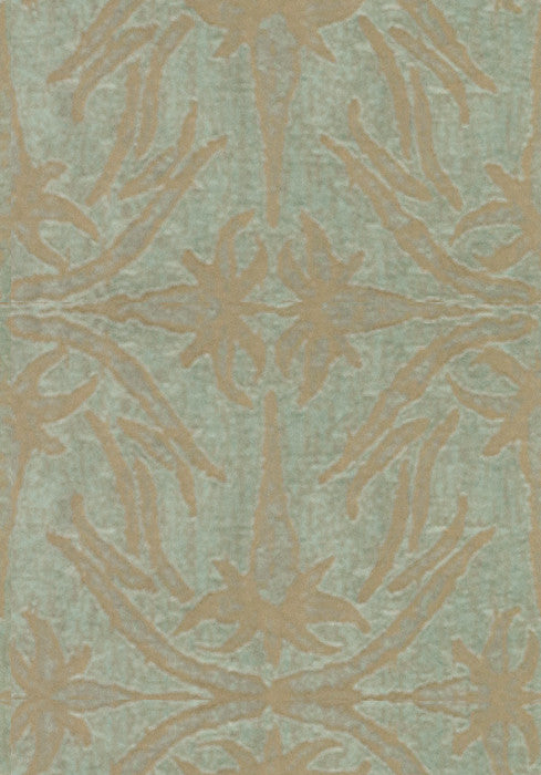 Lily Branch Aqua by Lee Jofa Modern Fabric