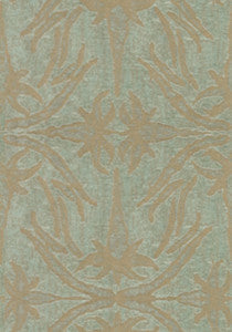 Lily Branch Aqua by Lee Jofa Modern Fabric