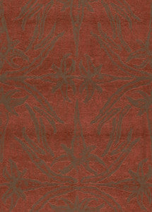 Lily Branch Red by Lee Jofa Modern Fabric