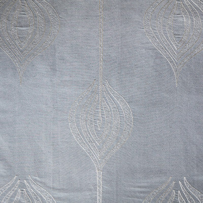 Tulip Embroidery Aqua by Lee Jofa Modern Fabric