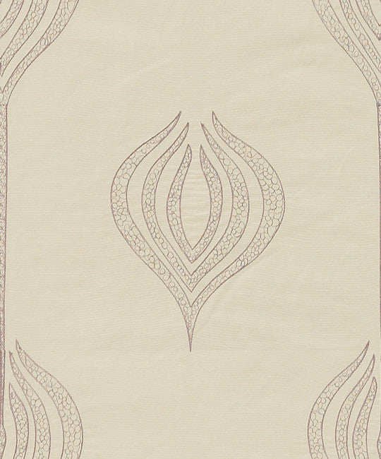 Tulip Embroidery Mauve by Lee Jofa Modern Fabric