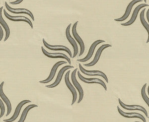 Starburst Silk Silver by Groundworks Fabric