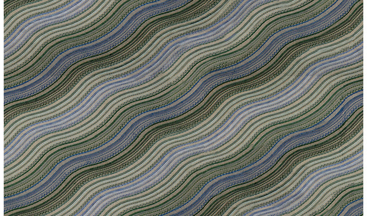 Water Stripe Emb Juniper/Lake by Lee Jofa Modern Fabric