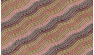 Water Stripe Emb Raisin/Rose by Lee Jofa Modern Fabric