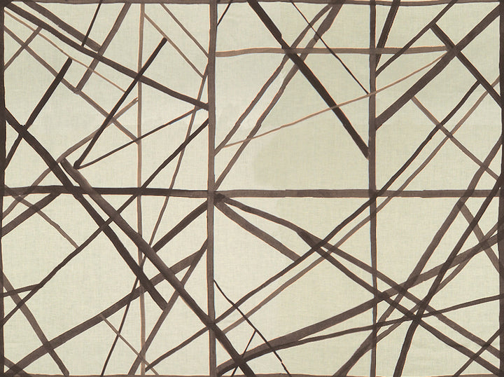 Channels Taupe/Ivory by Lee Jofa Modern Fabric