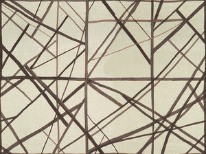 Channels Taupe/Ivory by Lee Jofa Modern Fabric