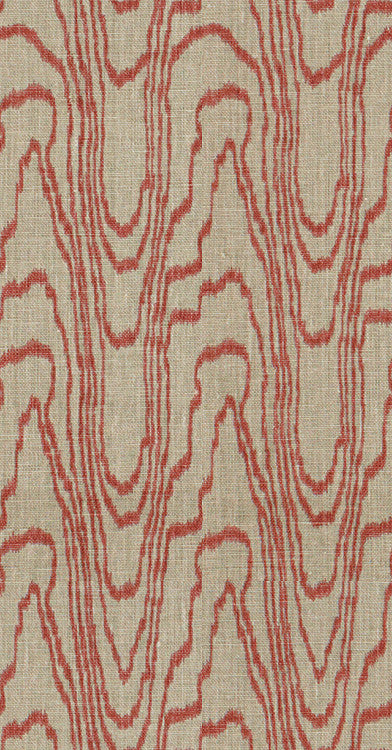 Agate Salmon/Linen by Groundworks Fabric