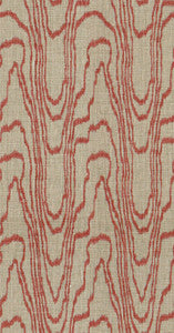 Agate Salmon/Linen by Groundworks Fabric