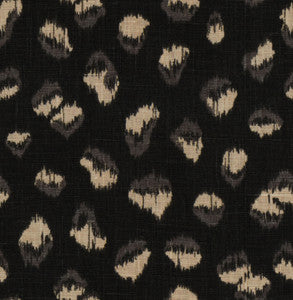 Feline Ebony/Beige by Lee Jofa Modern Fabric