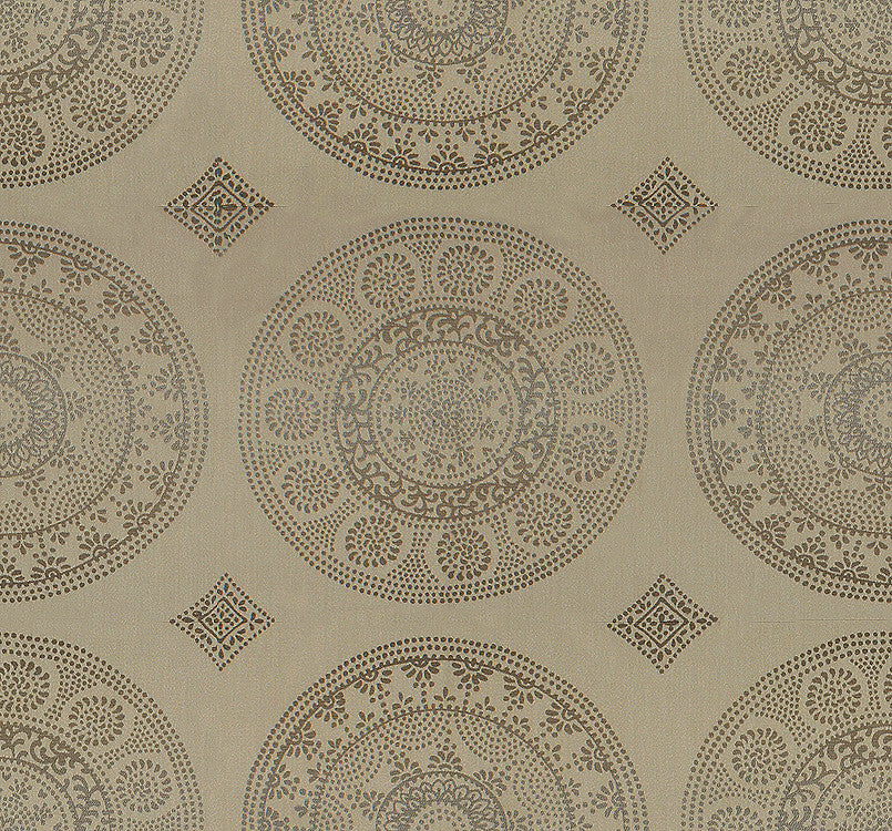 Modern Dial Taupe by Groundworks Fabric