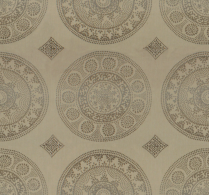 Modern Dial Taupe by Groundworks Fabric