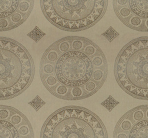 Modern Dial Taupe by Groundworks Fabric