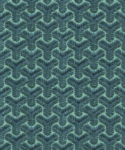 Chengtudoor Emb Blue/Aqua by Lee Jofa Modern Fabric