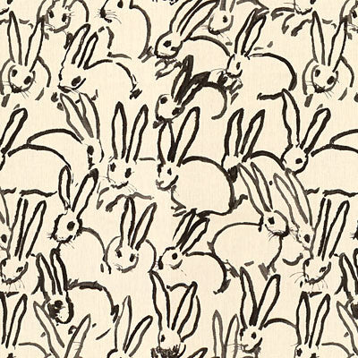 Hutch Print Black by Lee Jofa Modern Fabric
