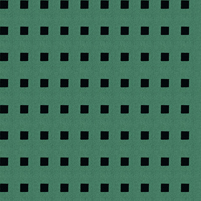 Chalet Emb Green/Black by Groundworks Fabric